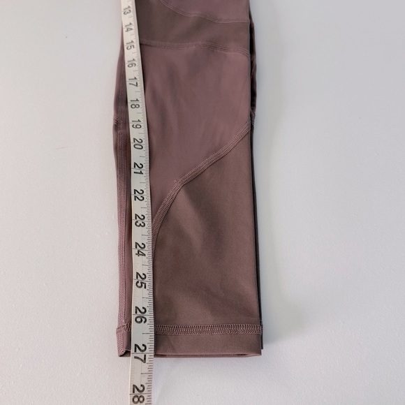 Lululemon City Core High Waist Leggings Women Size 4 Running 27” Dust Pink - Picture 11 of 11